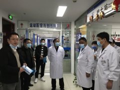 黄石矿务局医院赴中铁阜阳中心医院院参观交流