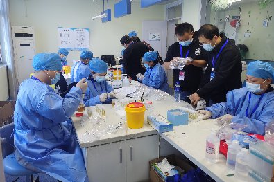 中铁阜阳医院完成颍东区2021年度国家人体生物监测工作